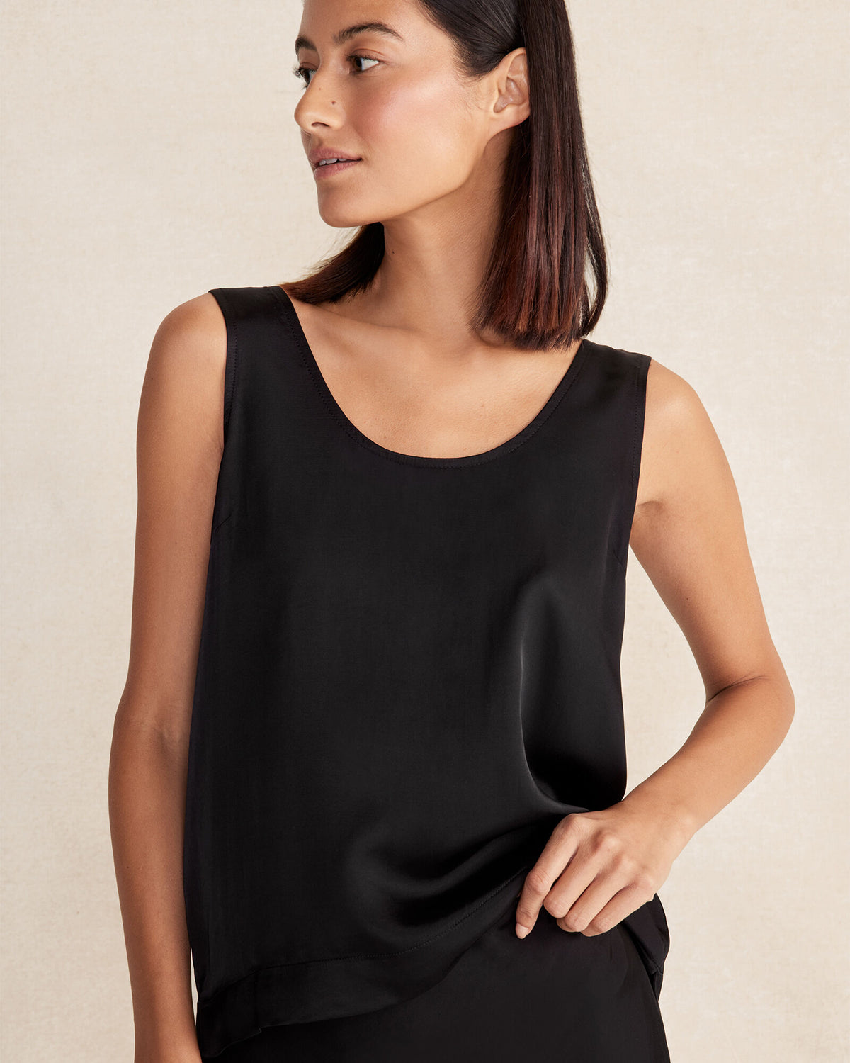 Talbots SILKY SCOOP NECK TANK