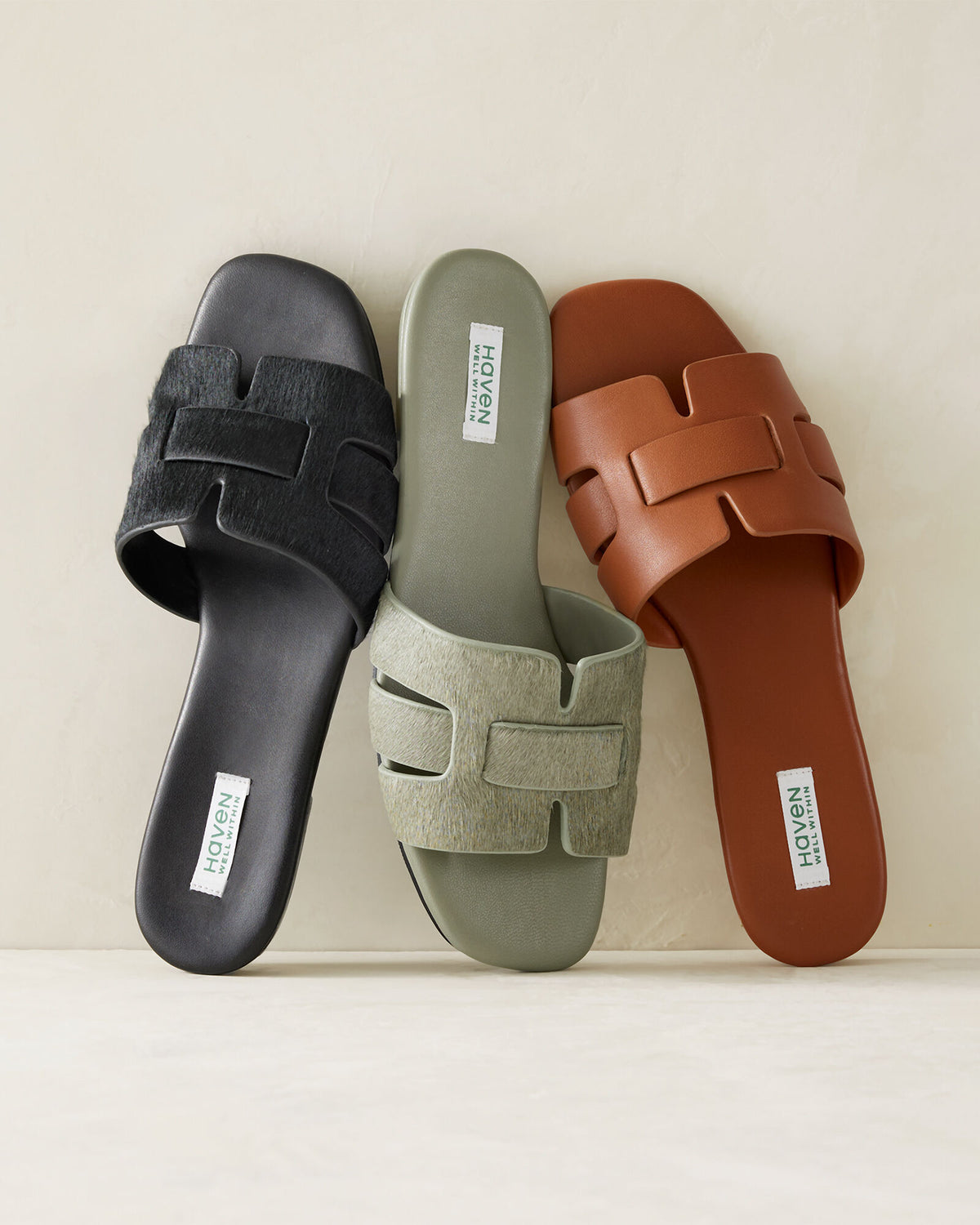 Talbots CALFHAIR WOVEN SANDALS