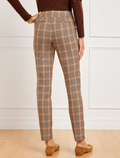 Talbots TALBOTS CHATHAM SLIM ANKLE PANTS - HAYSTACK PLAID