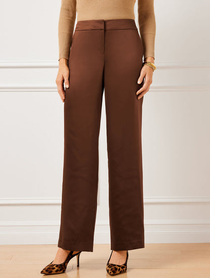 Talbots SATIN WIDE LEG PANTS