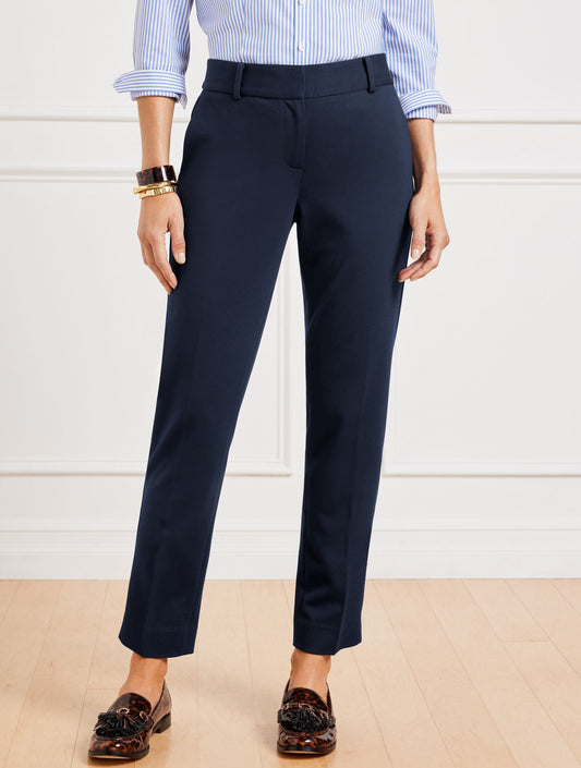 Talbots TALBOTS HAMPSHIRE STRAIGHT ANKLE PANTS - PONTE