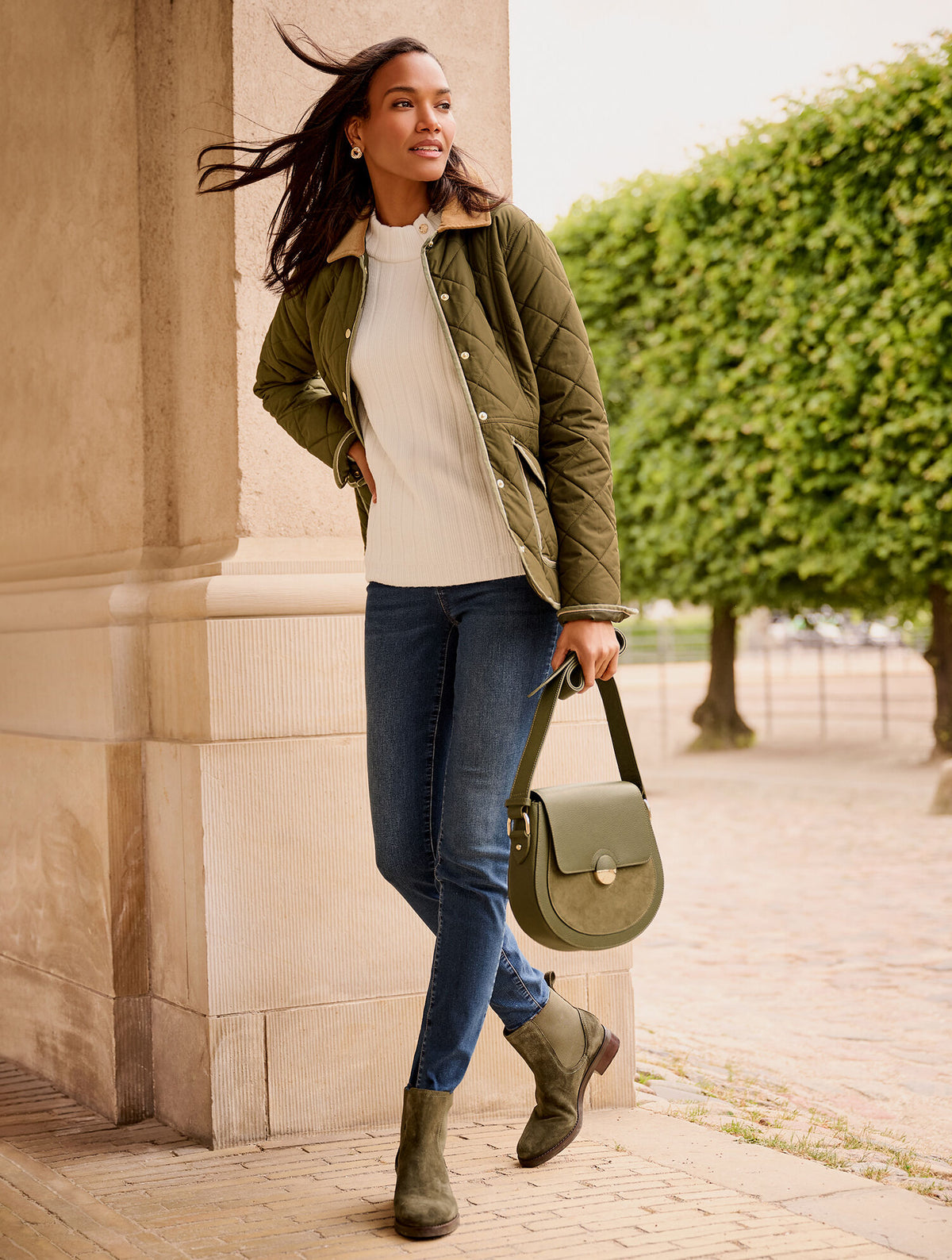 Talbots QUILTED BARN JACKET