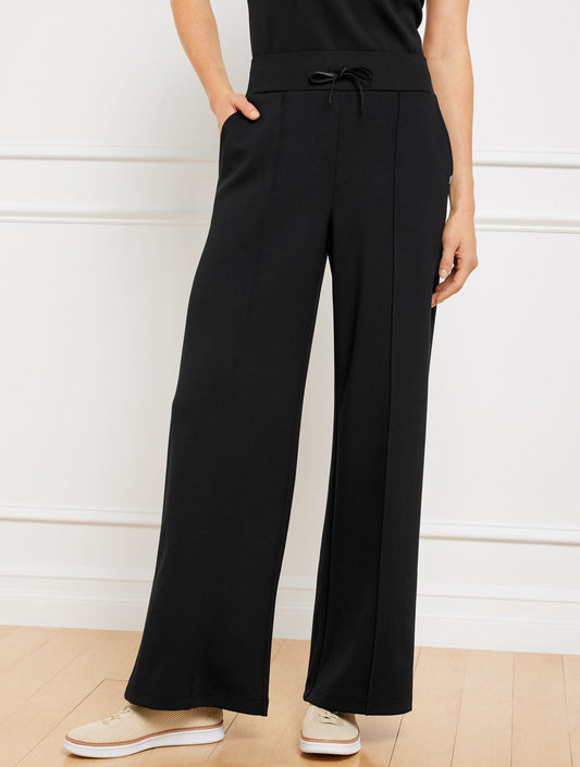 Talbots AIRKNIT STRETCH WIDE LEG PANTS