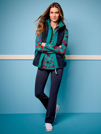 Talbots REVERSIBLE SHERPA PUFFER VEST