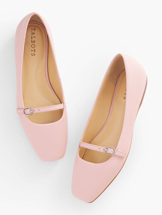 Talbots SLOAN MARY JANE NAPPA FLATS