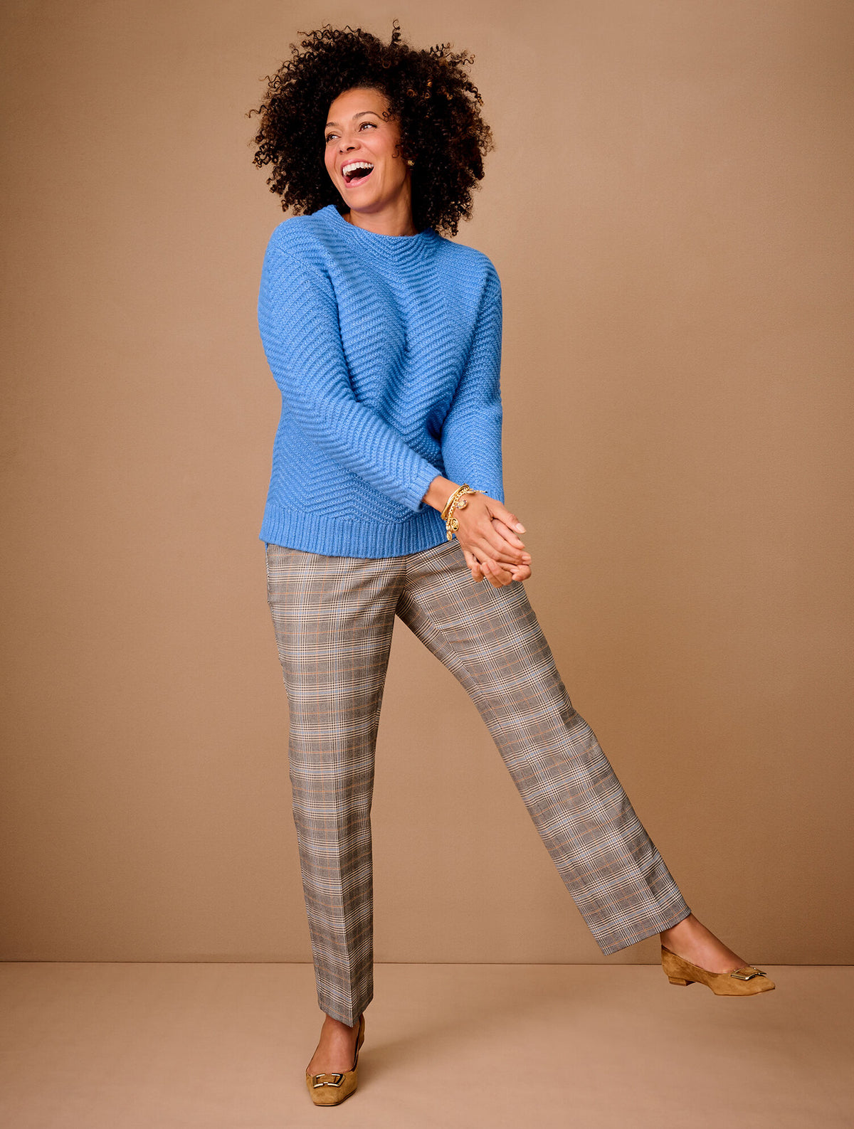 Talbots SUTTON SUEDE BUCKLE FLATS