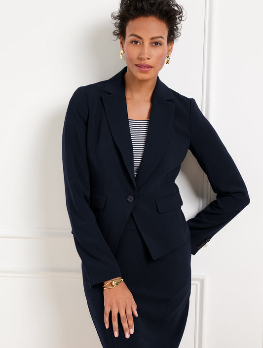 Talbots EASY TRAVEL CROPPED BLAZER