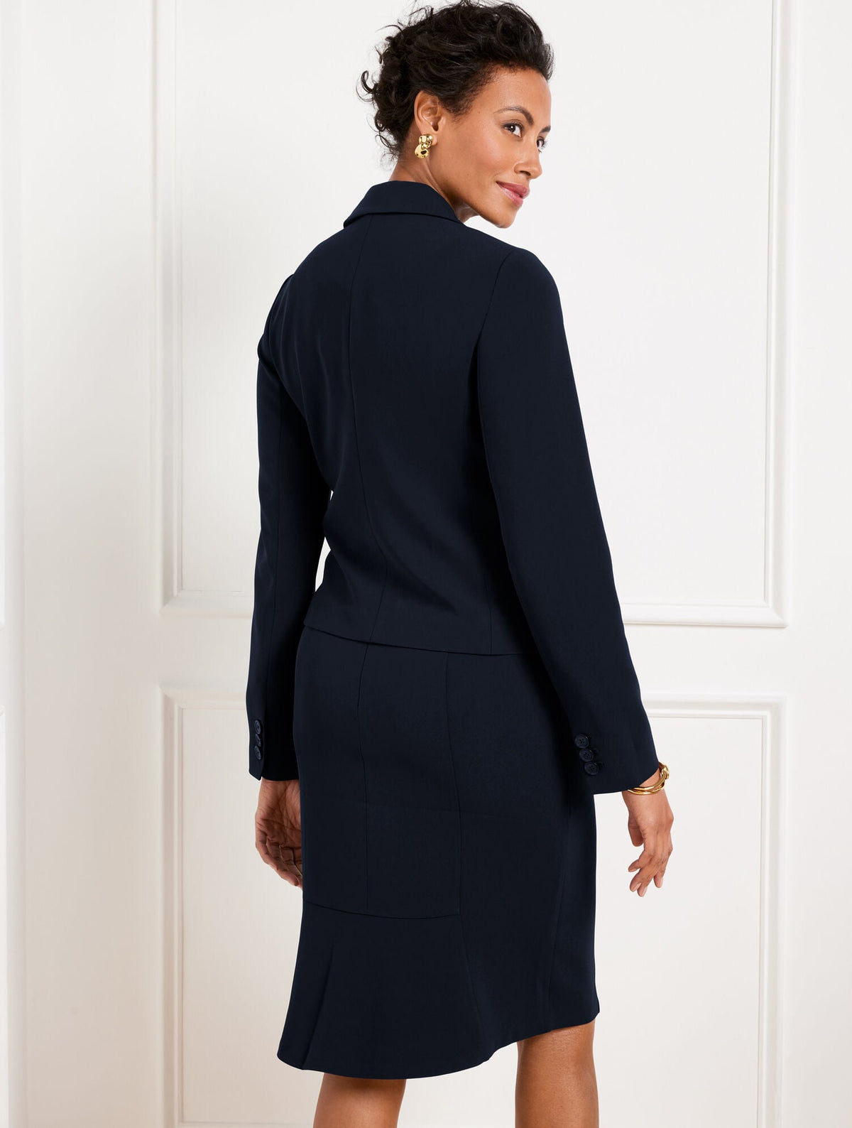 Talbots EASY TRAVEL CROPPED BLAZER