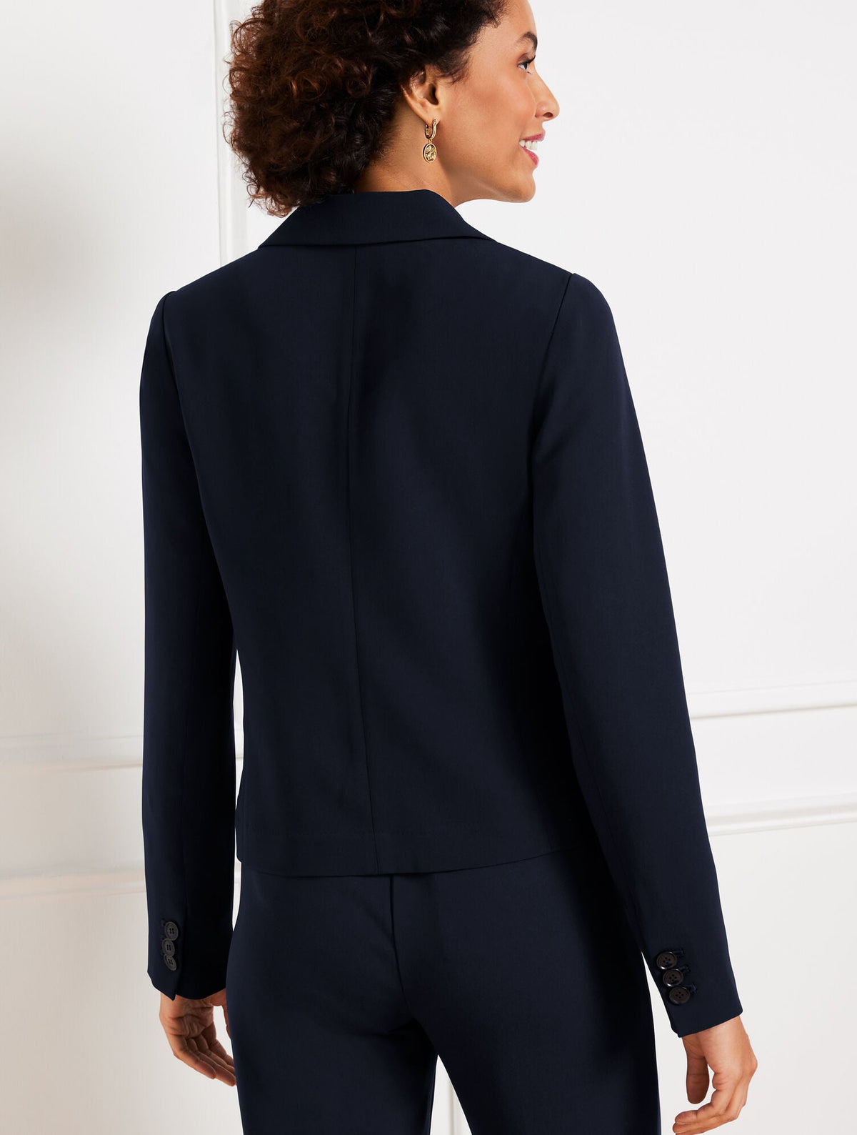 Talbots EASY TRAVEL CROPPED BLAZER