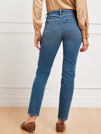Talbots SLIM ANKLE JEANS - CULVER WASH