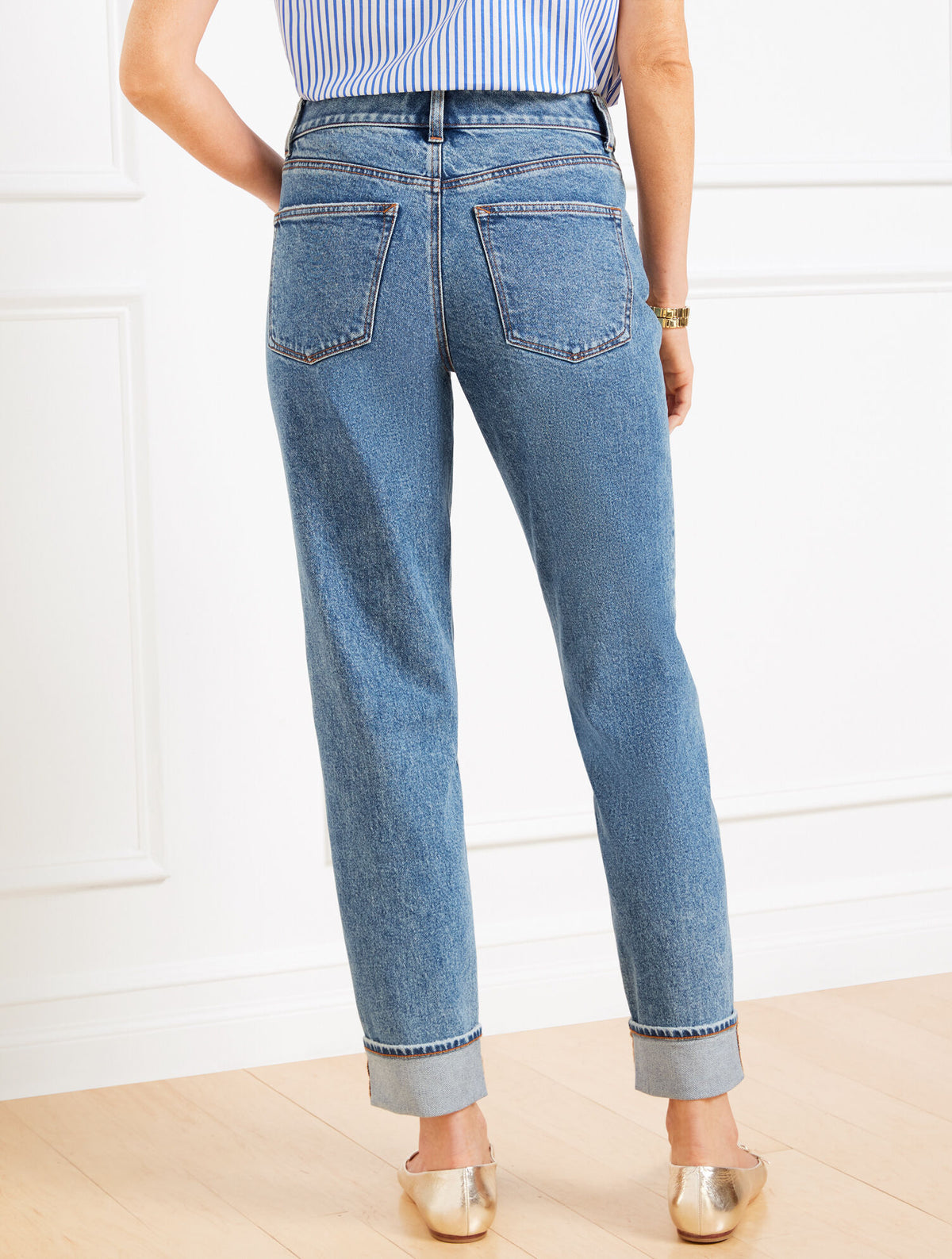 Talbots EVERYDAY RELAXED JEANS - MINDY WASH