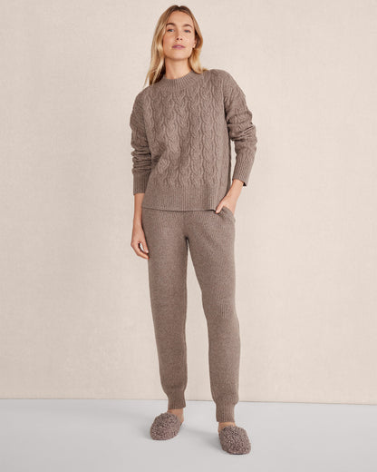 Talbots ORGANIC COTTON BLEND RIBBED JOGGERS