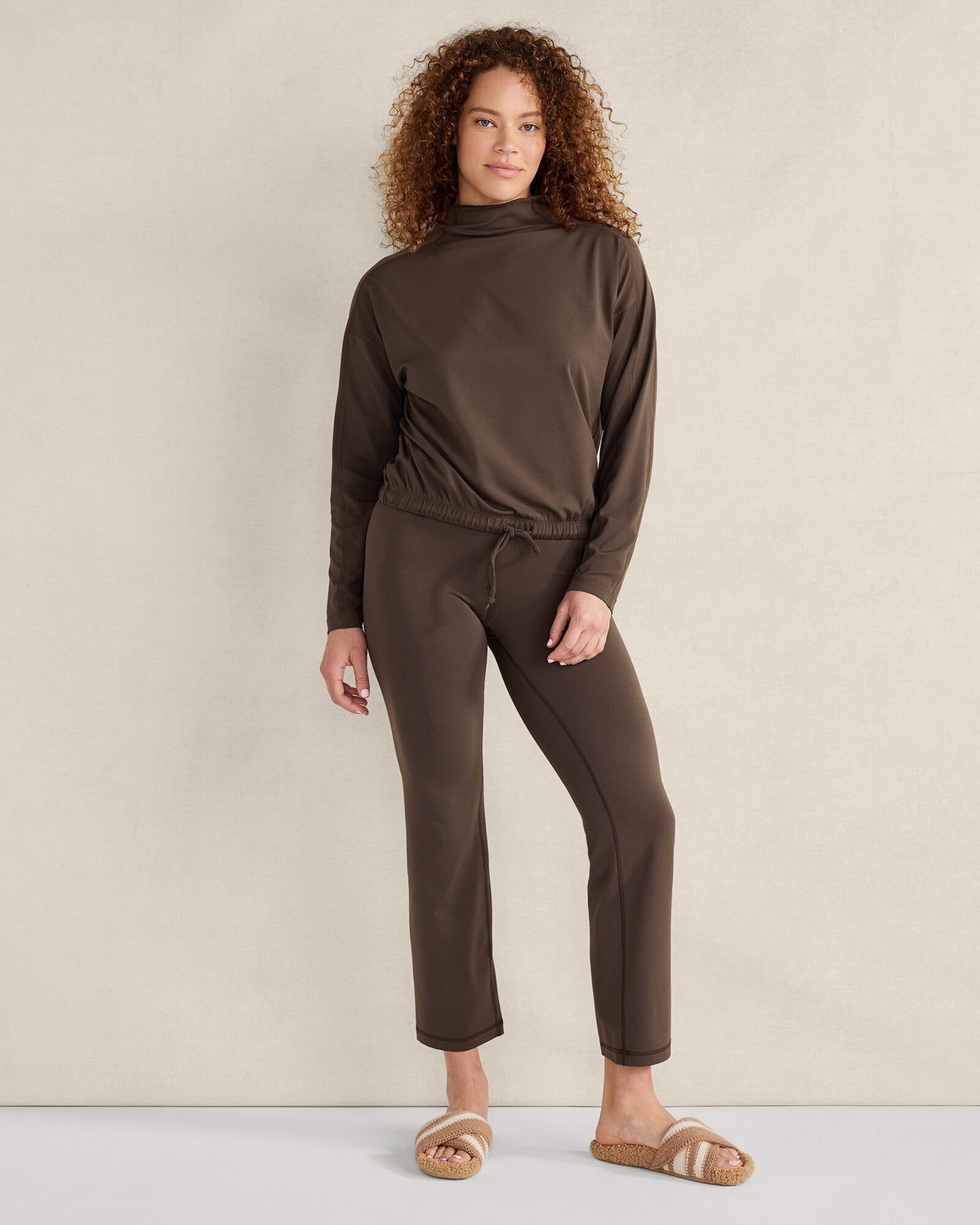 Talbots BALANCE FUNNEL-NECK PULLOVER