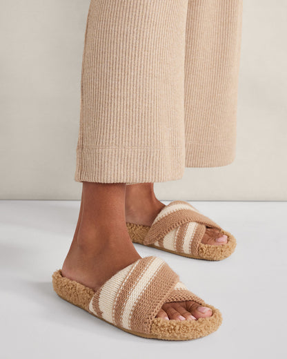 Talbots TWISTED SWEATERKNIT SLIDES