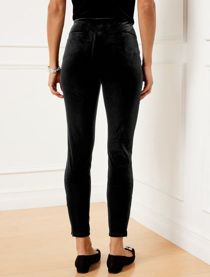 Talbots TALBOTS SOHO STRECH VELVET LEGGINGS