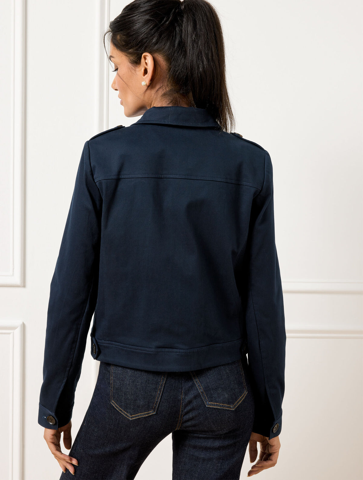 Talbots TWILL JACKET