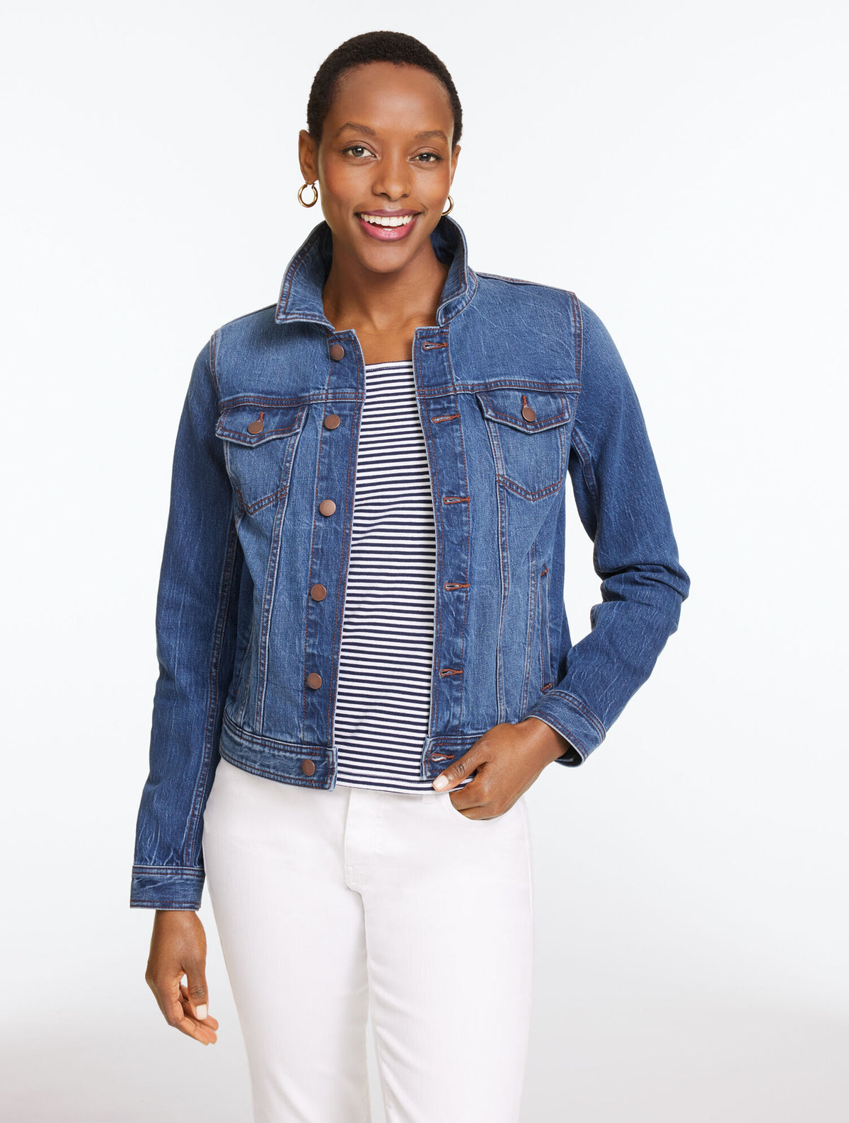 Talbots CLASSIC JEAN JACKET - ISLA WASH