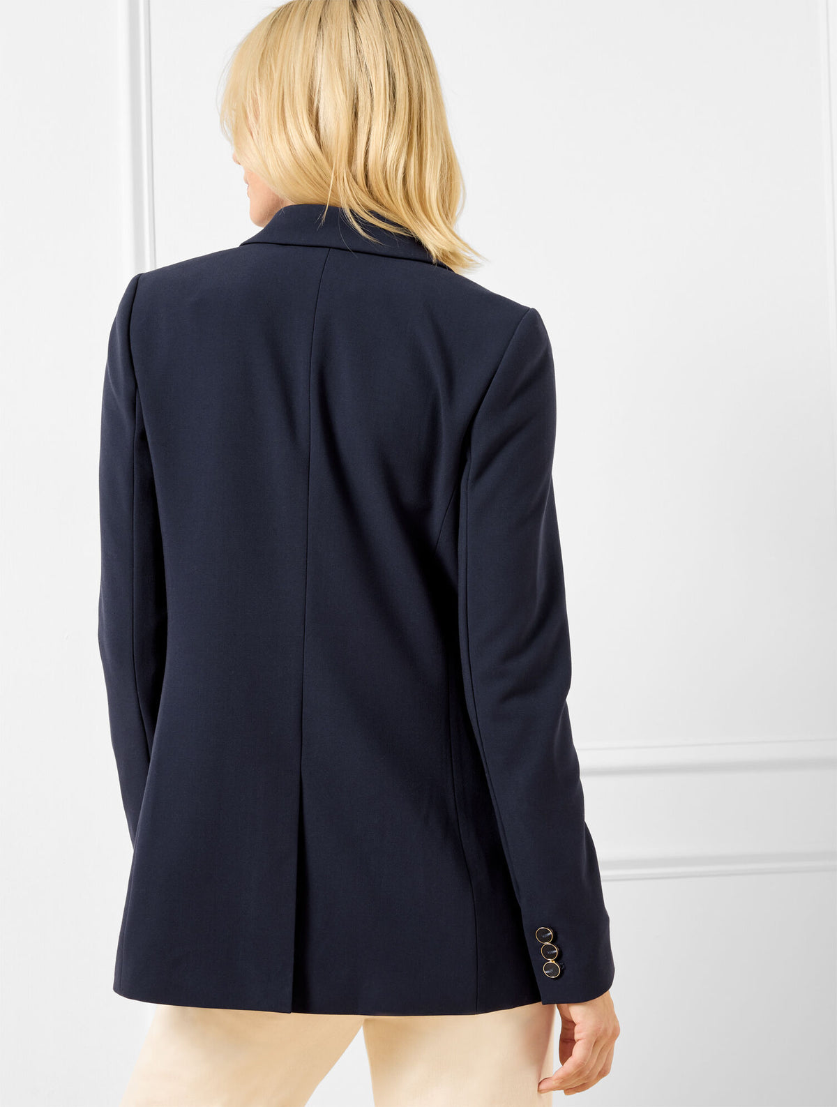 Talbots TAILORED STRETCH NO CLOSE BLAZER