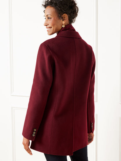 Talbots DOUBLE FACE WOOL BLEND BLAZER