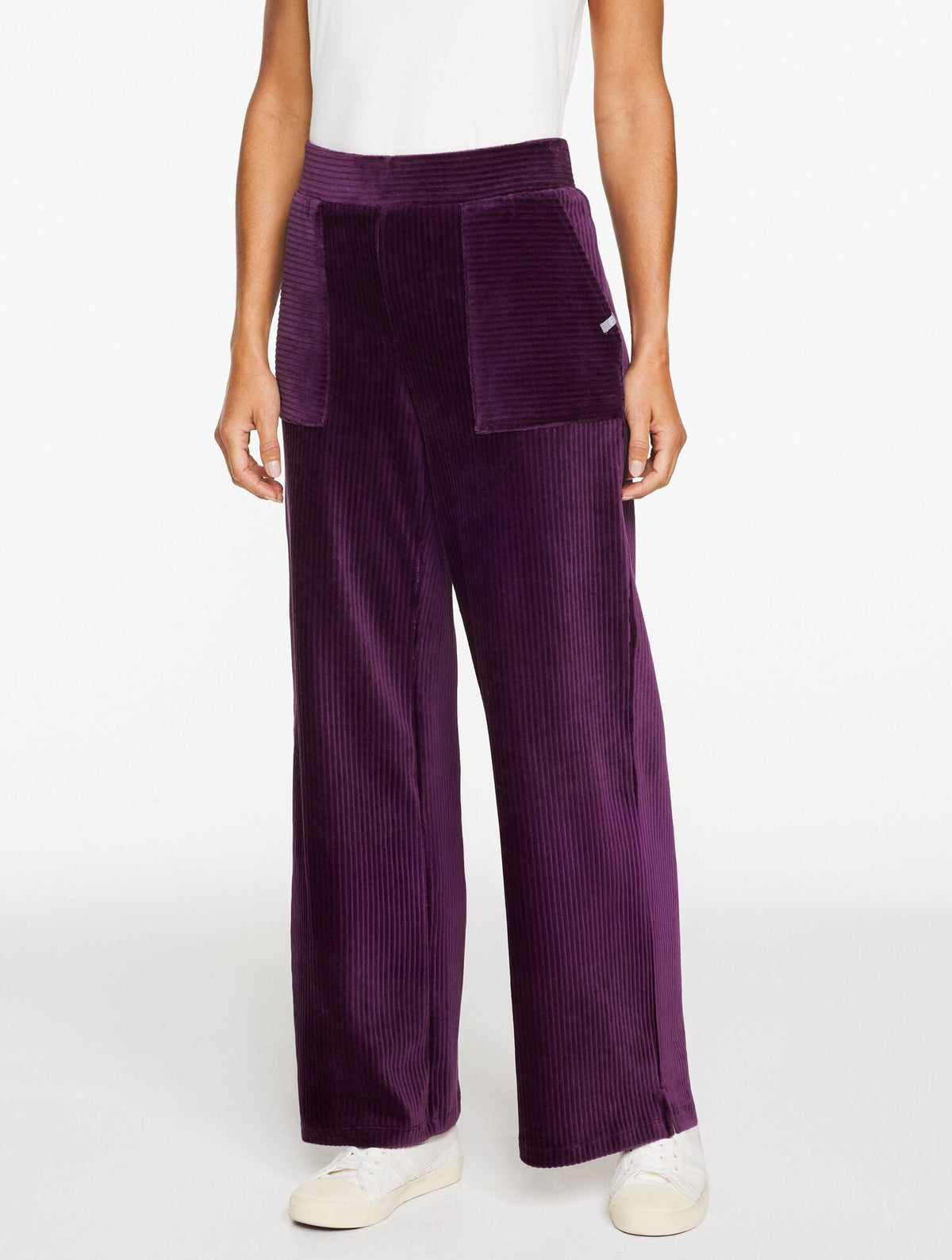 Talbots SKY LOUNGE VELOUR WIDE LEG PANTS