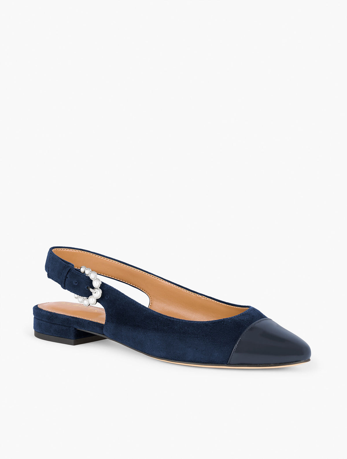 Talbots EDISON SUEDE SLINGBACK FLATS