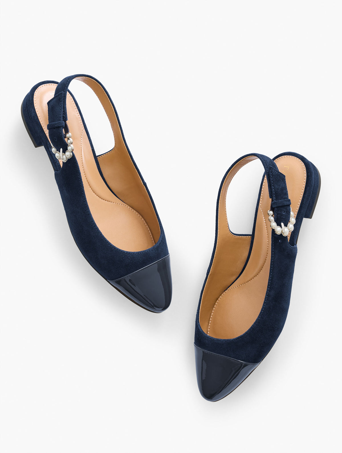 Talbots EDISON SUEDE SLINGBACK FLATS