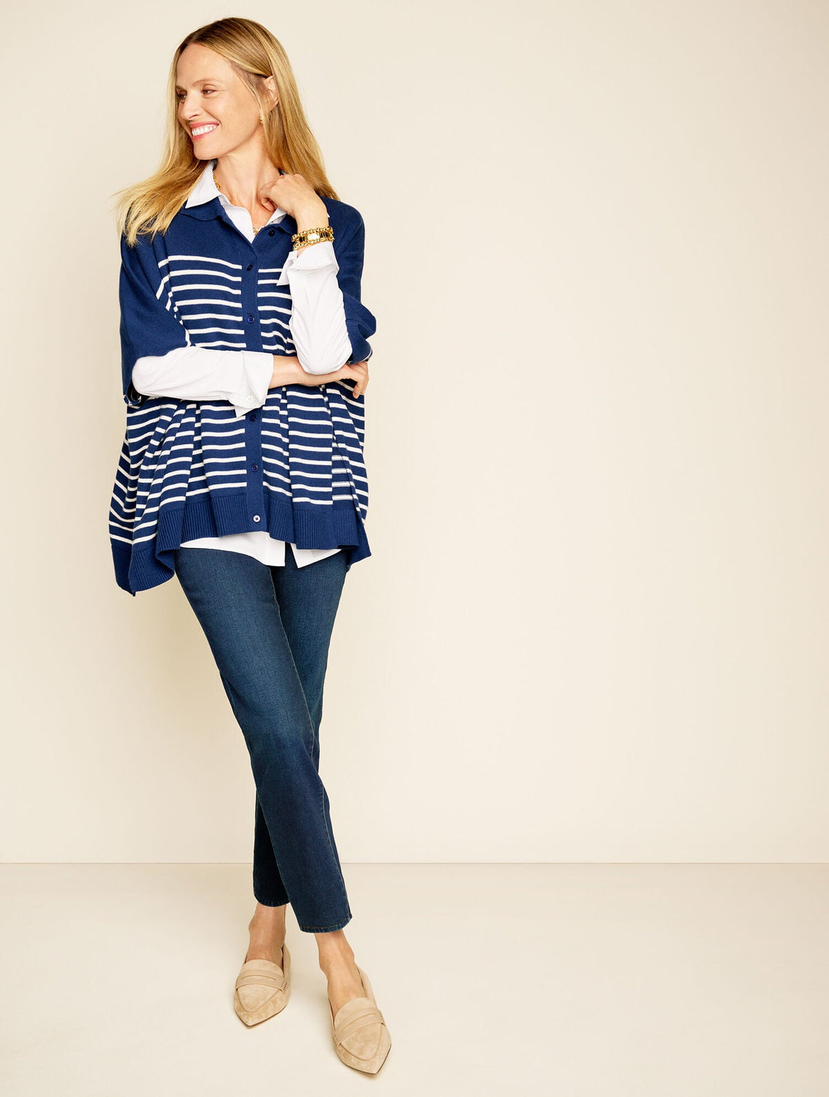 Talbots PLUS EXCLUSIVE POLO PONCHO