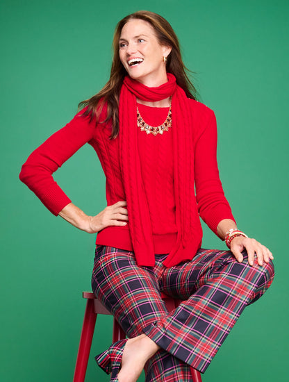 Talbots SOFT CABLE KNIT CREWNECK SWEATER
