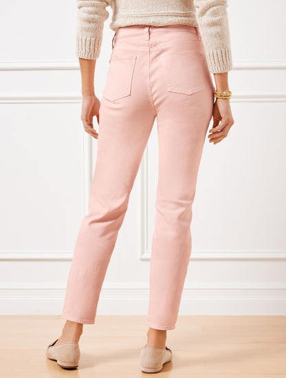 Talbots SLIM ANKLE JEANS - GARMENT DYE