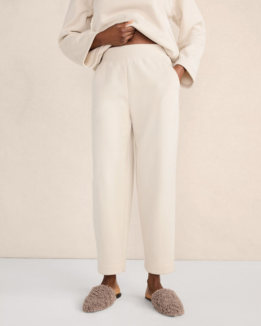 Talbots LUXE FLEECE BARREL-LEG PANTS