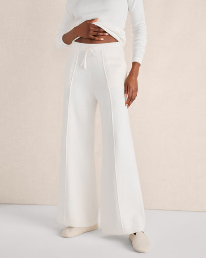 Talbots ORGANIC COTTON PINTUCK WIDE LEG PANTS