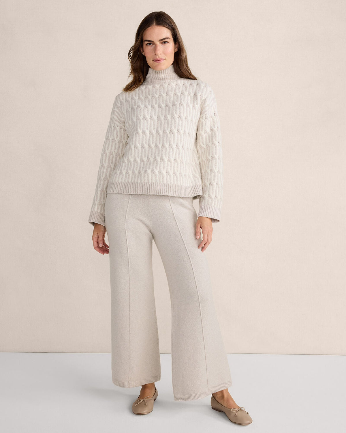 Talbots ORGANIC COTTON JACQUARD SWEATER