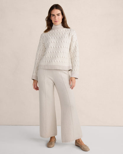 Talbots ORGANIC COTTON JACQUARD SWEATER