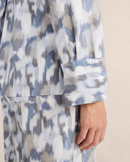 Talbots ORGANIC COTTON BRUSHSTROKE PAJAMA TOP