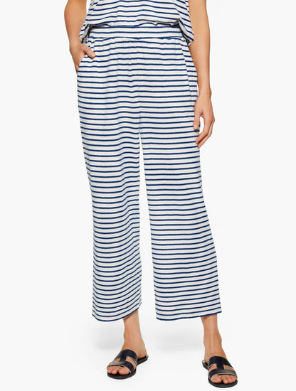 Talbots AQUA CLUB TERRY PANT COVER-UP - STRIPE
