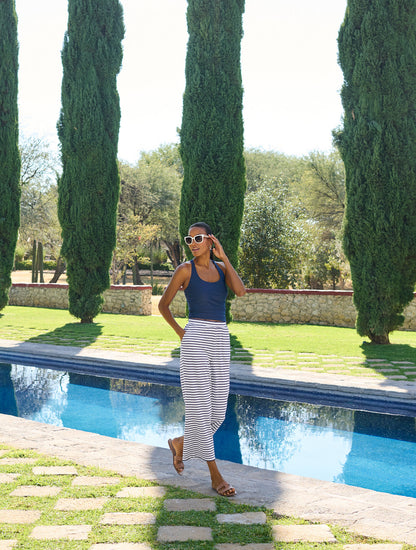 Talbots AQUA CLUB TERRY PANT COVER-UP - STRIPE