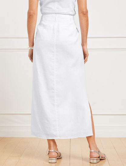 Talbots CLASSIC LINEN TROUSER SKIRT