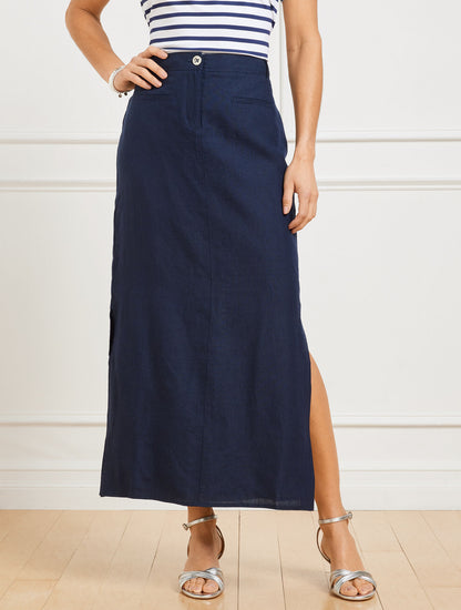 Talbots LINEN TROUSER SKIRT
