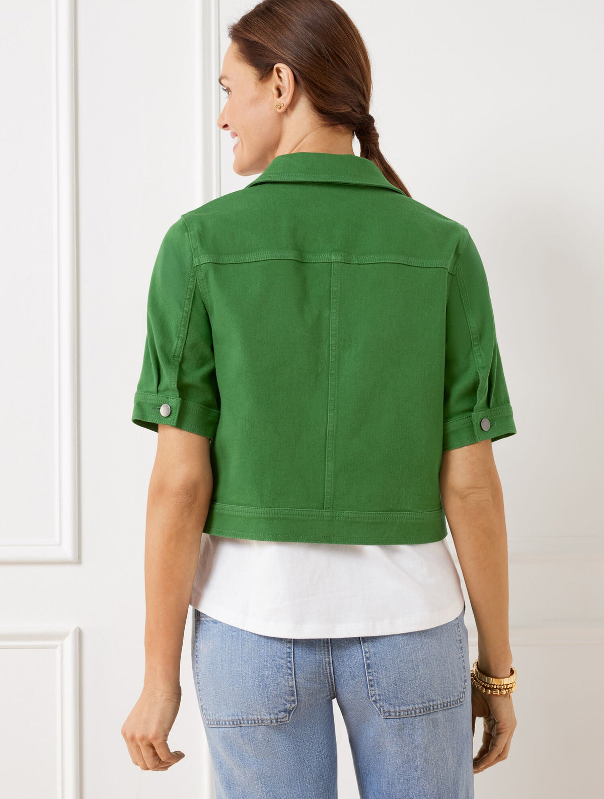 Talbots SHORT SLEEVE JEAN JACKET - COLORS