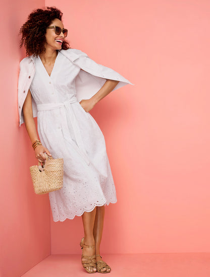 Talbots SHORT SLEEVE JEAN JACKET - WHITE