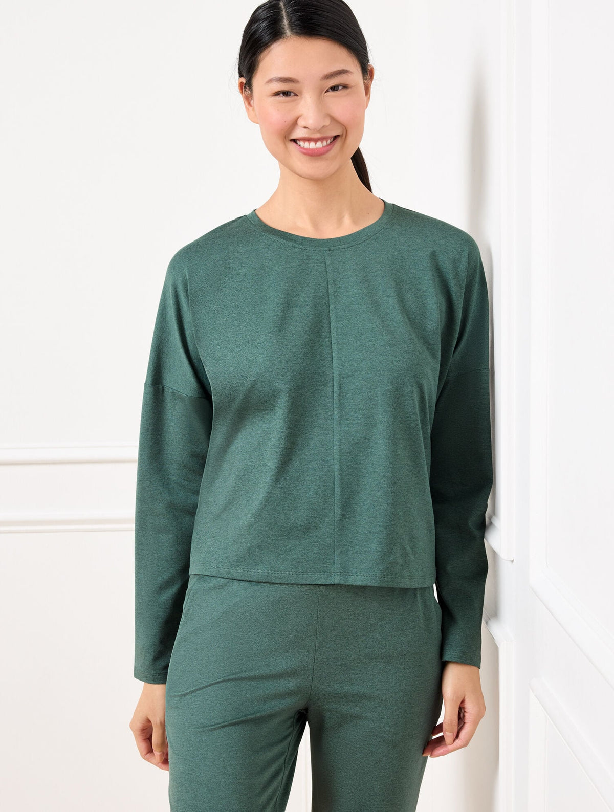 Talbots BUTTERY SOFT EASY KNIT CREWNECK TEE