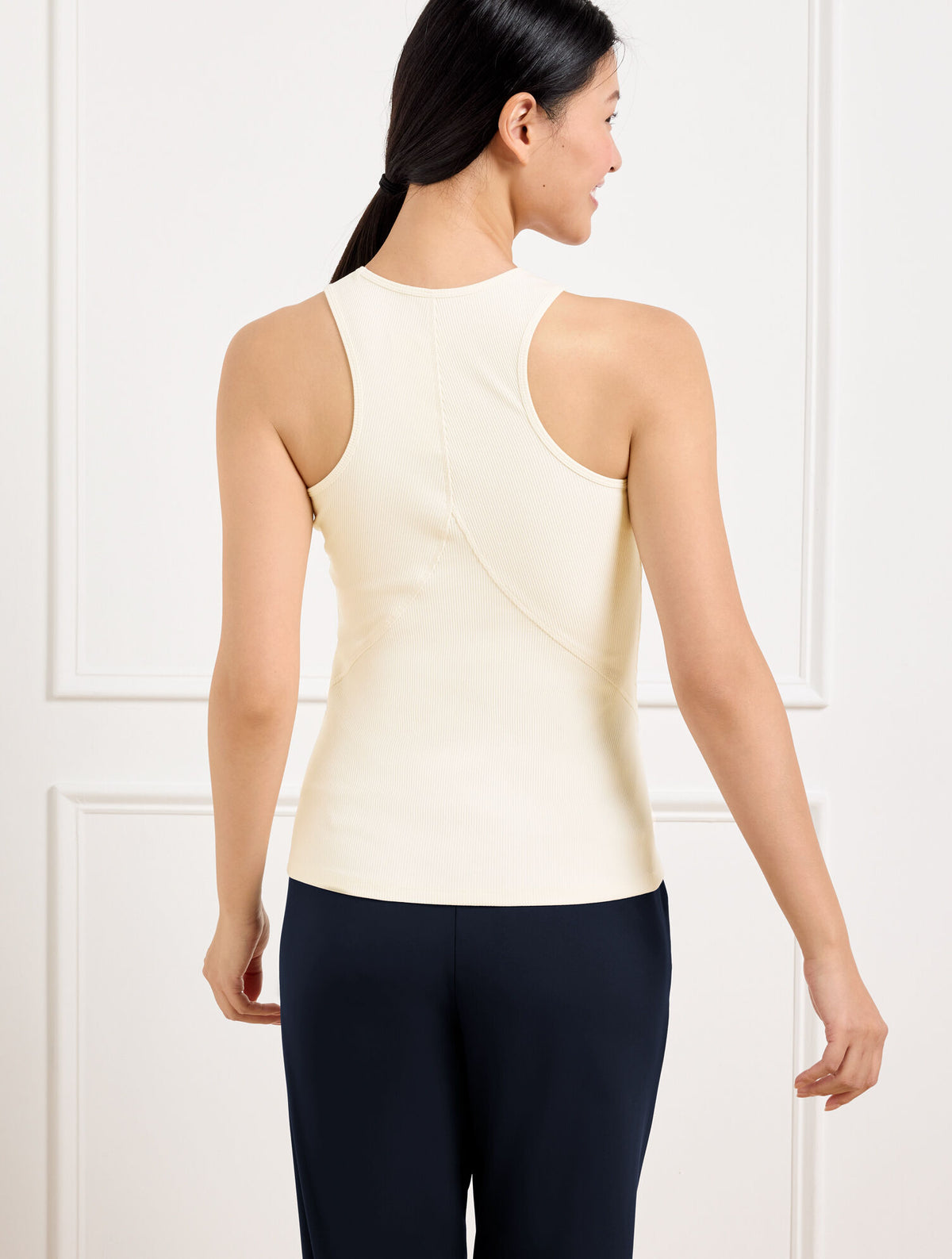 Talbots CONTOUR STRETCH RIBBED TANK