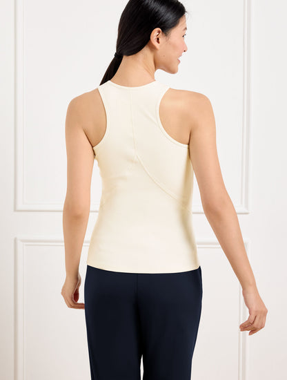 Talbots CONTOUR STRETCH RIBBED TANK