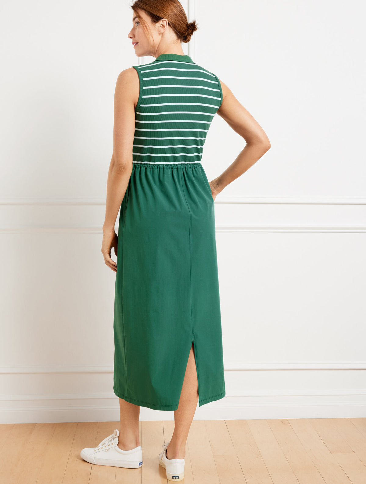 Talbots MIXED MEDIA POLO DRESS