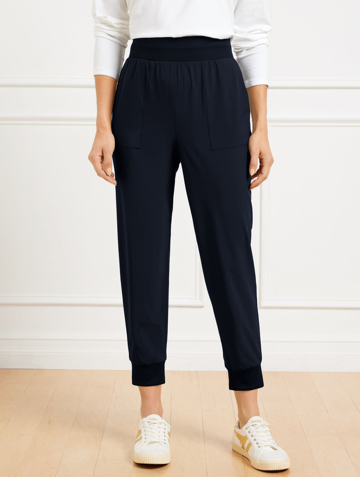 Talbots LIGHTWEIGHT WOVEN STRETCH JOGGERS