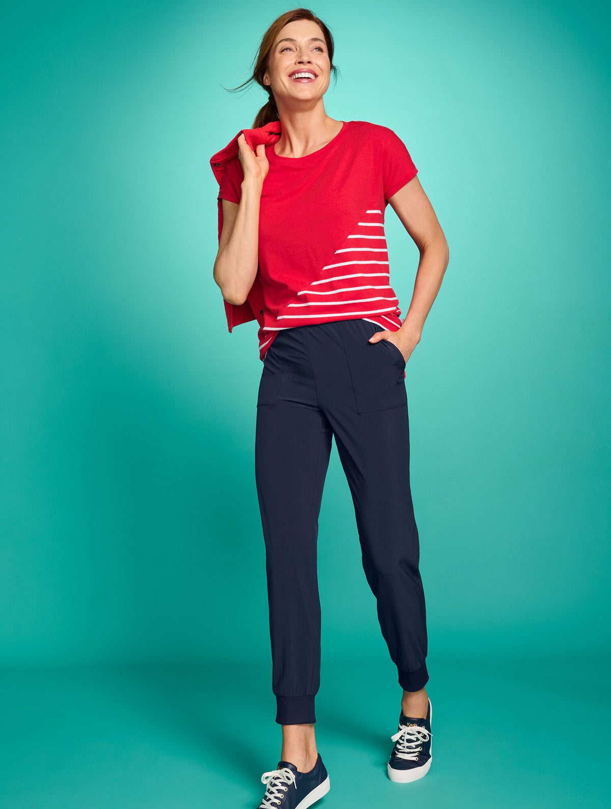 Talbots LIGHTWEIGHT WOVEN STRETCH JOGGERS