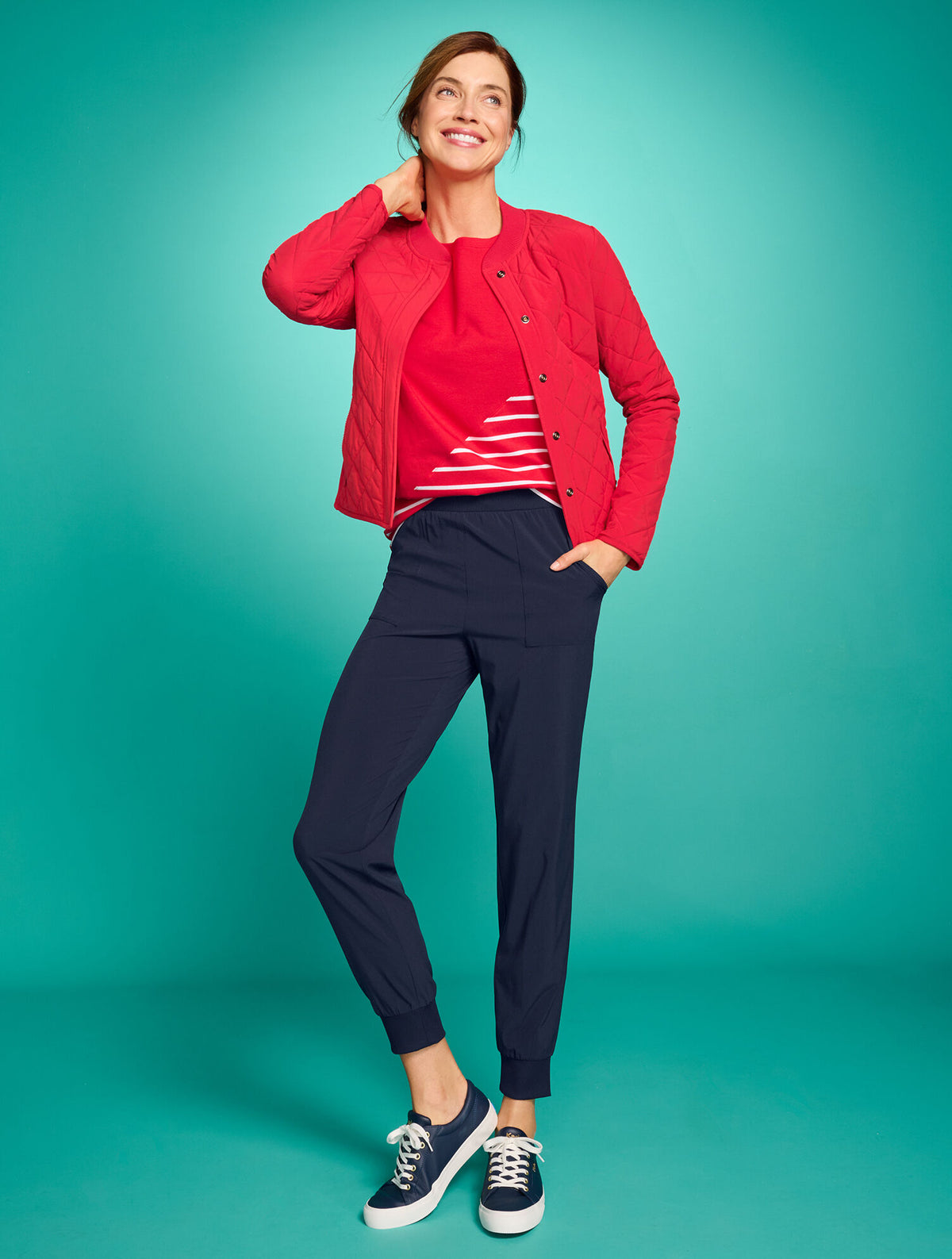 Talbots LIGHTWEIGHT WOVEN STRETCH JOGGERS