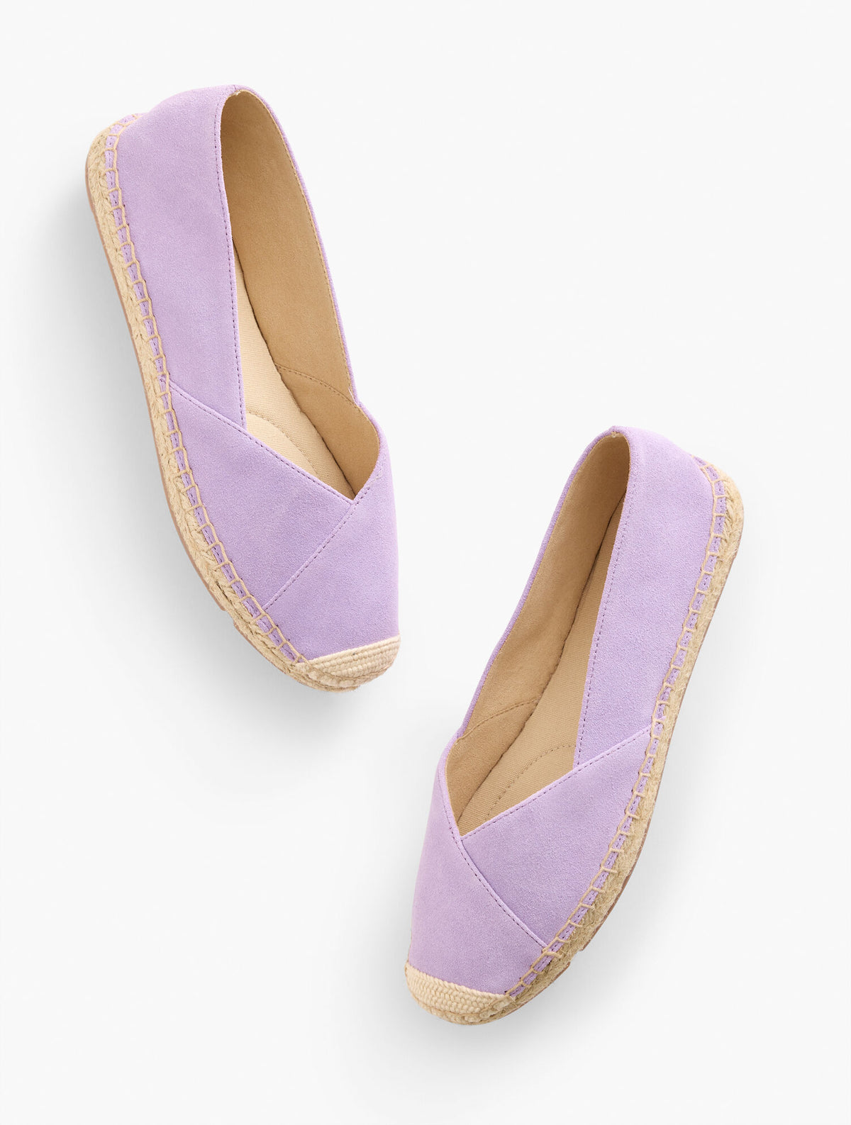 Talbots IZZY ASYMMETRIC SUEDE ESPADRILLE FLATS