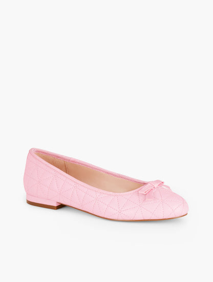Talbots MADISON QUILTED NAPPA BALLET FLATS