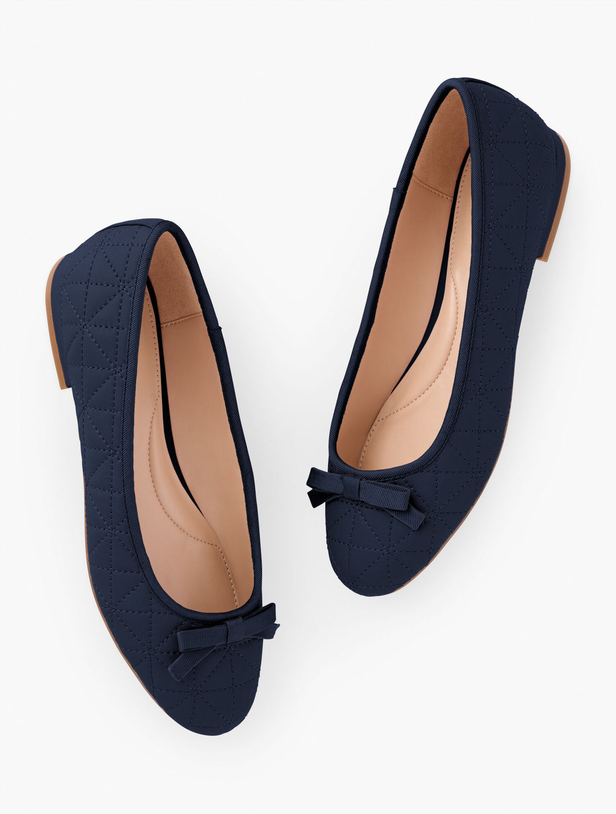 Talbots MADISON QUILTED NAPPA BALLET FLATS